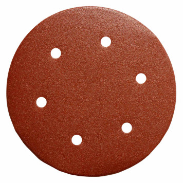 Шлифлист REDVERG к машине шлифовальной для стен и потолков 6 отверстий 225мм Р60 (5шт)(921201)-1