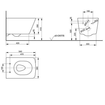 TOTO SP Унитаз подвесной безободковый 38x54x33.5см, с сиденьем, цвет: белый-3
