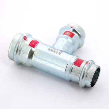 Тройник пресс оцинкованная сталь Prestabo VIEGA 28х22х22-2