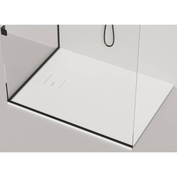 Salini Oasi Поддон 120х90х3cм, с сифоном, S-Stone, цвет: белый матовый-3