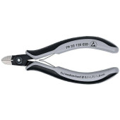 Боковые кусачки ESD антистатические KNIPEX 7922125ESD, 125 мм, чернёные для электроники