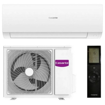 CAS25CX1/R3-W / 1U25CX1/R3, Сплит-система, Casarte, ELETTO, inverter, цвет белый матовый
