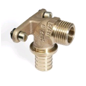 Угольник настенный, Н, 16, 1/2, бронза (RX )