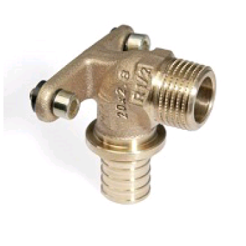 Угольник настенный, Н, 16, 1/2, бронза (RX )