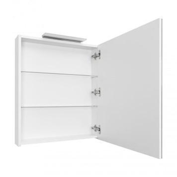 Roca Oleta Зеркальный шкаф 60х70см, DX, c LED-светильником, цвет: белый матовый. A857646501-3