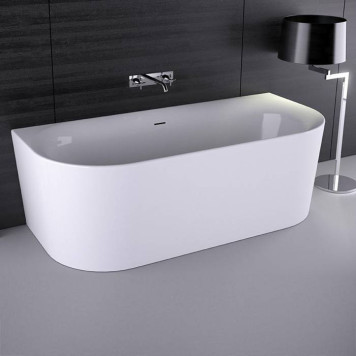 KNIEF Fresh Wall Ванна пристенная 180х80х60см, цвет: белый-1