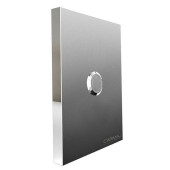 Carimali Переключатель c 1 кнопкой для хромотерапии, из латуни, цвет: хром. 0P001-CR