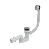 Ravak Слив-перелив для ванны, удлиненный, 80см., Click-Clack, цвет: хром. X01472