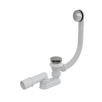 Ravak Слив-перелив для ванны, удлиненный, 80см., Click-Clack, цвет: хром. X01472