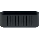 AD139/122BM верхний душ 24 см, матовый черный AD139/122BM