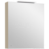 Roca A857646515 Oleta Шкаф зеркальный правый, 600х700х137 мм, LED светильник, Капучино матовый A857646515