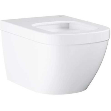 39328000 Euro Ceramic Унитаз подвесной безободковый (без сиденья), альпин-белый 39328000