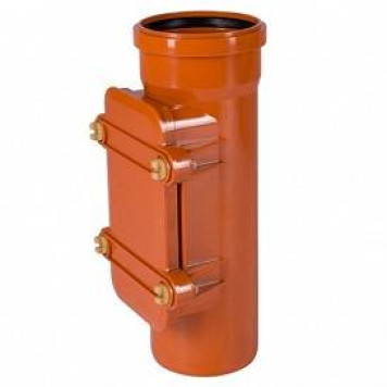 Ревизия, Ostendorf, KGRE, 110, 110, с прямоугольным люком, PVC (поливинилхлорид)