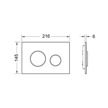 TECE Комплект TECEbase 3.0 c кронштейнами, звукоизоляцией, панелью смыва TECEloop, цвет: хром глянцевый. N500921-4