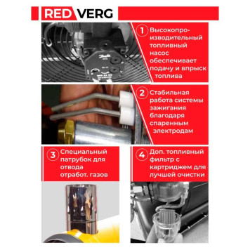 Воздухонагреватель дизельный REDVERG RD-DHI80W-6