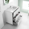 Roca Victoria Nord Ice edition Тумба подвесная 80x45x73см, c 3 ящиками, цвет: белый. Z.RU93.0.283.5