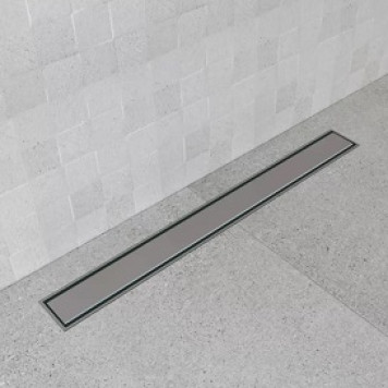 Душевой лоток BETTOSERB Premium 750 ; Дизайн-вставка двухсторонняя (металл без перфорации матовый хром / полая под плитку), рамка металл матовый хром. Минимальная высота монтажа 65 мм Пропускная способность до 100 л/мин с гидрозатвором , до 55 л/мин