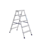 Стремянка Алюмет 5 ступеней двухсторонняя алюминиевая