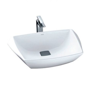 TOTO Jewelhex Раковина 60.7х48.3 см, без отв., цвет: белый. LW681B#W, DH446VE-1