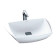 TOTO Jewelhex Раковина 60.7х48.3 см, без отв., цвет: белый. LW681B#W, DH446VE