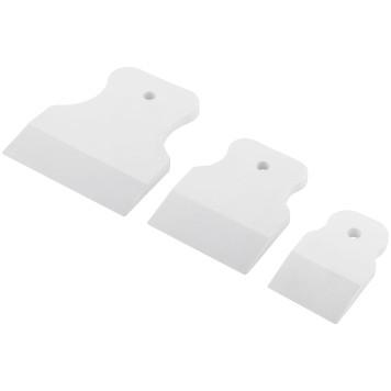 Шпатель резиновый белый, набор 3 шт.(40/60/80 мм)-1