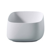 Artceram Cognac Раковина 43x43х22.5 см, без отв., накладная Quadro, без перелива, Saniglaze, цвет: белый. COL006 01 34 Artceram Cognac Раковина 43x43х22.5 см, без отв., накладная Quadro, без перелива, Saniglaze, цвет: белый. COL006 01 34