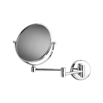 Bertocci Косметическое настенное зеркало без подсветки, 2-х кратное увеличение, цвет: хром, BERTOCCI, Косметические зеркала. 188 6180 0000