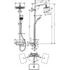 Hansgrohe Croma E 280 1jet Душевая система Showerpipe с термостатом для душа, цвет: хром