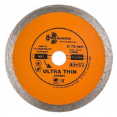 Диск алмазный Trio-Diamond отрезной 76*10 Сплошной ультратонкий Эксперт hot press UTE500