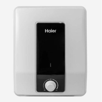 Водонагреватель электрический накопительный Haier Q1 эмалированный квадратный 15л над раковиной с механическим термостатом