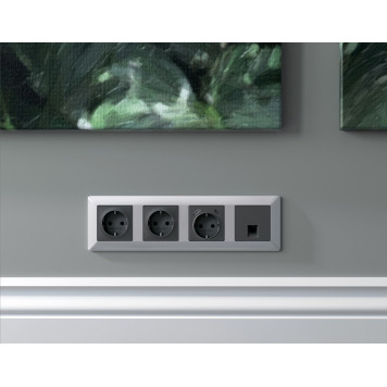 Рамка на 5 постов Ambrella Volt Line AF110405-1