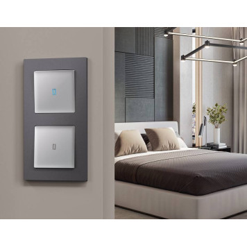 Рамка на 3 поста Ambrella Volt Techno AF220653-2