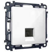 Розетка Ethernet RJ-45 и со шторками, без рамки Ambrella Volt ALFA MA112005