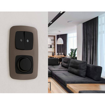 Рамка на 1 пост Ambrella Volt Ecta OF140631-2