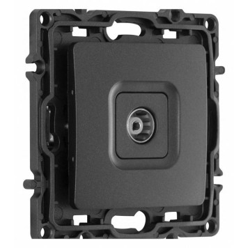ТВ-розетка без рамки Arte Milano am-217 217.43-1.black-1