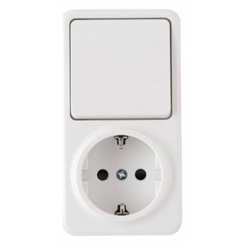 Блок с выключателями одноклавишными Arte Milano am-310 310.52-1.white-2