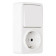 Блок с выключателями двухклавишными Arte Milano am-310 310.53-1.white
