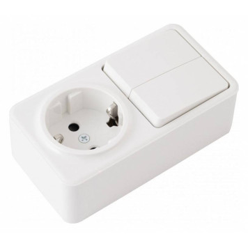 Блок с выключателями двухклавишными Arte Milano am-310 310.53-1.white-1