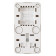 Блок с выключателями двухклавишными Arte Milano am-310 310.53-1.white