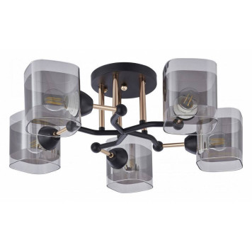 Потолочная люстра Arte Milano AMALFI-324308 324308/5 BK+FG