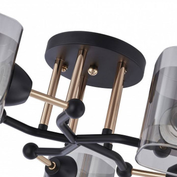 Потолочная люстра Arte Milano AMALFI-324308 324308/5 BK+FG-3