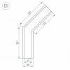 Соединитель угловой L-образный накладной Arlight S-LUX 030123