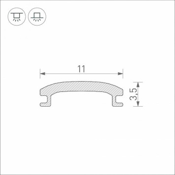 Рассеиватель Arlight STRETCH 040644-1