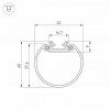 Профиль подвесной Arlight SL-ROUND 044517