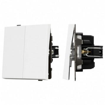 Выключатель двухклавишный без рамки Arlight SWT 054058