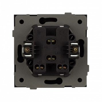 Выключатель двухклавишный без рамки Arlight SWT 054060-1