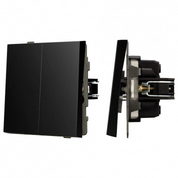 Выключатель проходной двухклавишный без рамки Arlight SWT 054067