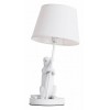 Настольная лампа декоративная Arte Lamp Gustav A4420LT-1WH