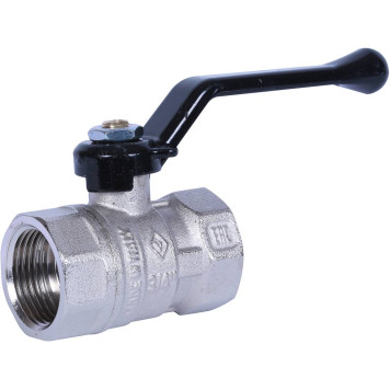 Шаровой кран Bugatti Arizona, ручка-рычаг из алюминия, внутренняя резьба 3/4.