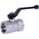 Шаровой кран Bugatti Arizona, ручка-рычаг из алюминия, внутренняя резьба 3/4.